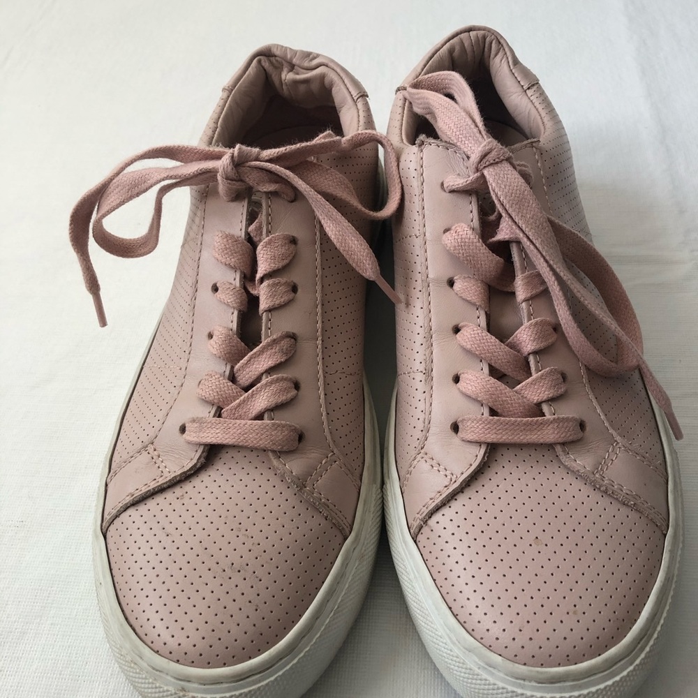 GREATS Brooklyn pink lace up sneakers women 8.5 made in Italy Fashion Sneakers